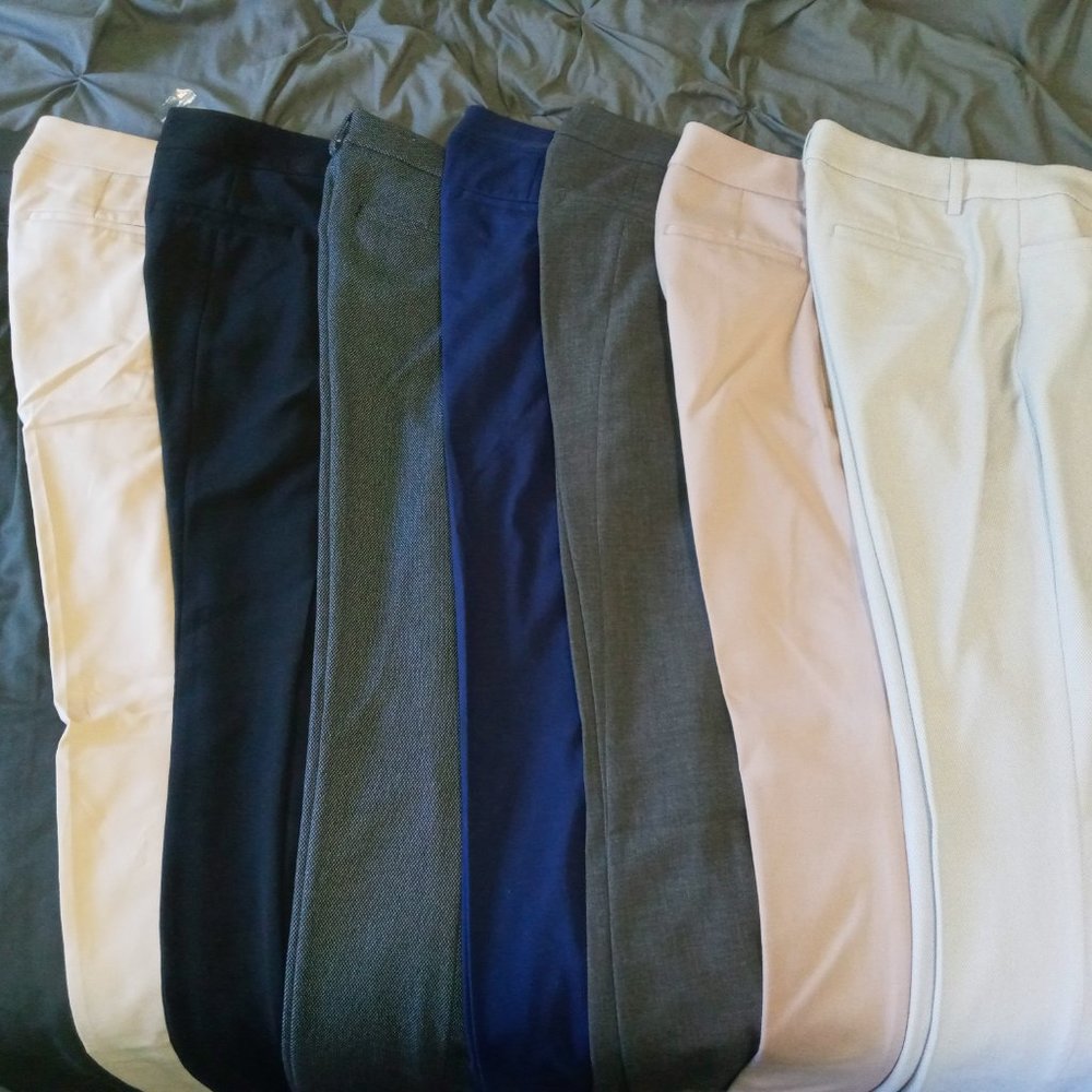 Express Barely Boot Columnist Dress Pants in size 8 LONG - Picture 4 of 12